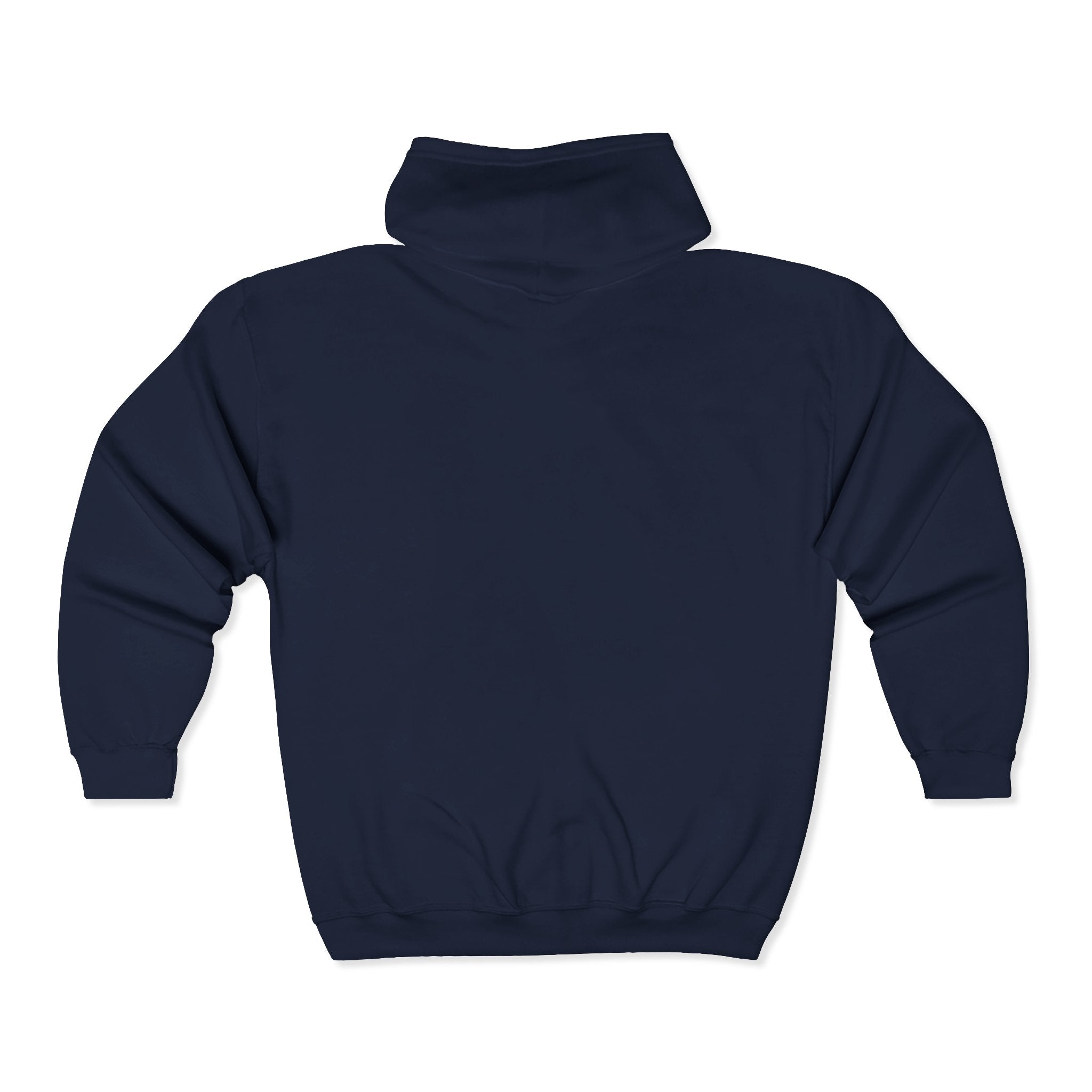 Demon Mask Zip Hoodie - Red Oni Face Full-Zip Hooded Sweatshirt